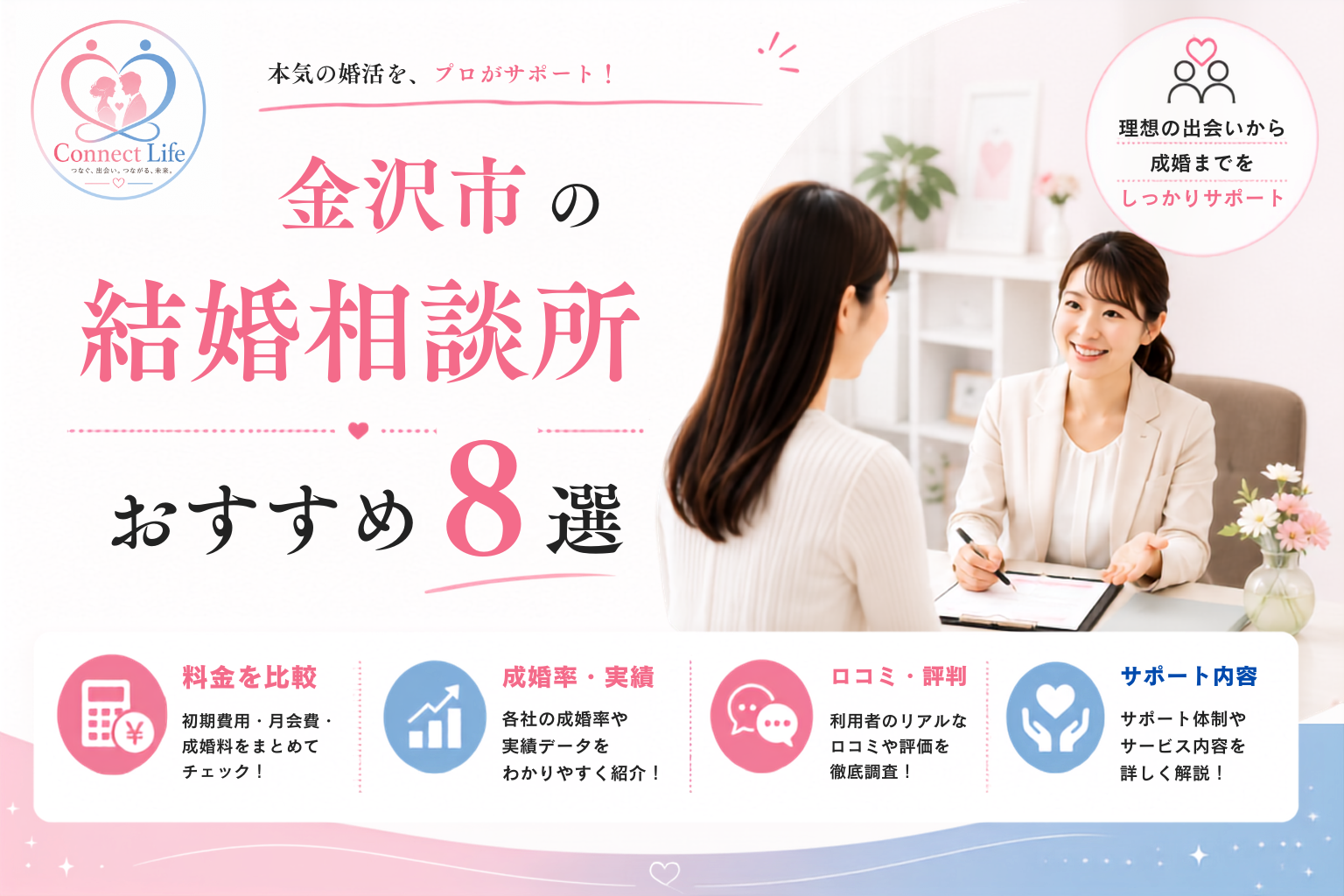 金沢市のおすすめの結婚相談所８選