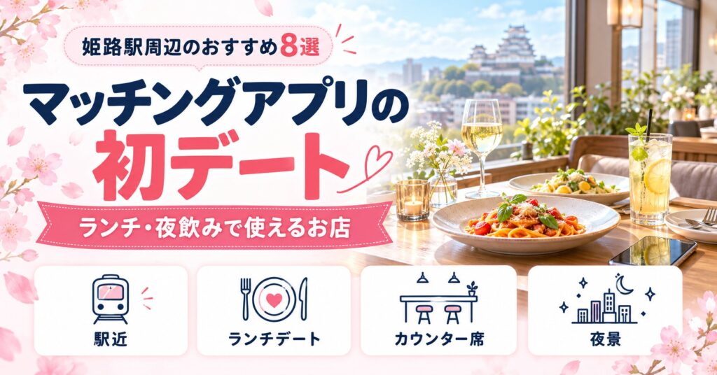 姫路でマッチングアプリの初デートにおすすめのお店8選